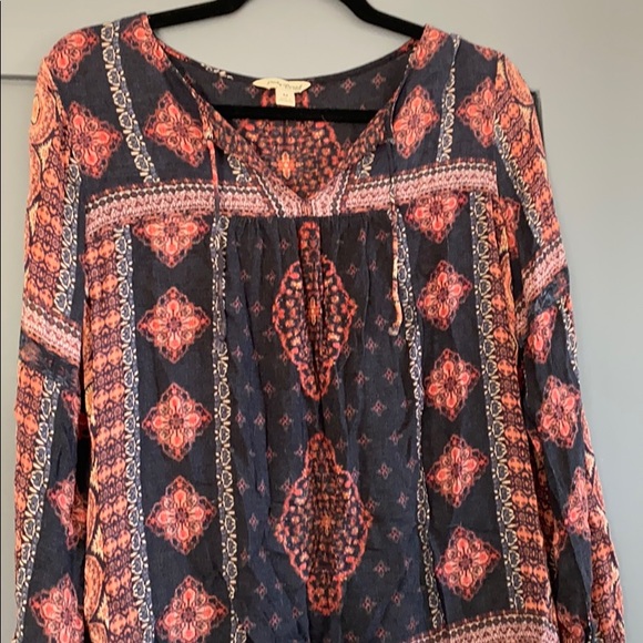 Lucky Brand Boho long sleeve top - Picture 6 of 6